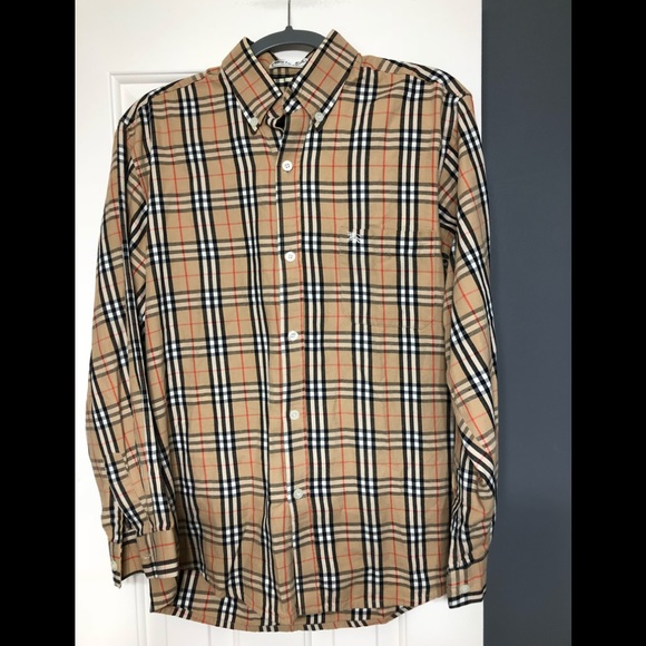 second hand burberry shirt